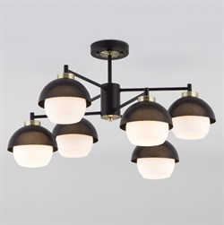 Eurosvet Потолочная люстра в стиле лофт 70106/6 черный a044934 - фото 99184