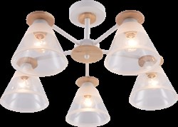 Люстра Rivoli Theothila 9177-305 5 х Е27 60 Вт модерн Б0068467 - фото 99585