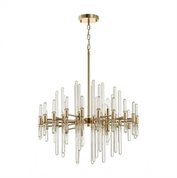 Odeon Light 4988/10 HALL ODL22 387 золотой/стекло Люстра E14 10*40W STIKA 4988/10 - фото 99607