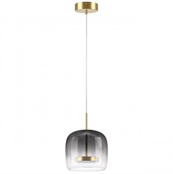 Lightstar 804018 Люстра CUPOLA LED 1х18W 900LM ЗОЛОТО/ДЫМЧАТЫЙ 3000K 804018 - фото 99648