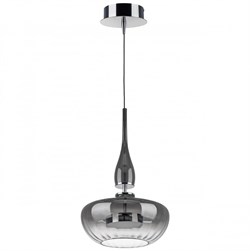 Lightstar 804401 Люстра ASTRA LED 12W 580LM ХРОМ/ДЫМЧАТЫЙ 3000K 804401 - фото 99698