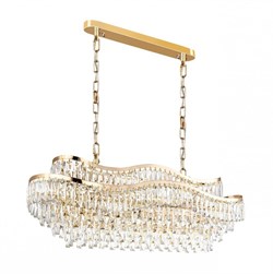 Odeon Light 5073/15 HALL (В 2-Х КОРОБКАХ) ODL24 505 золото/прозрачный/металл/хрусталь Люстра E14 15*40W WAYTA 5073/15 - фото 99803