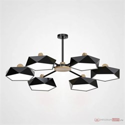 ImperiumLoft Подвесная люстра GEOMETRIC CH 6 черная 140731-26 - фото 99901