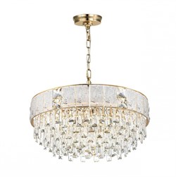 Odeon Light 5070/12 HALL (В 2-Х КОРОБКАХ) ODL24 499 золото/прозрачный/матовый/металл/хрусталь/стекло Люстра E14 12*40W FIESTA 5070/12 - фото 99976