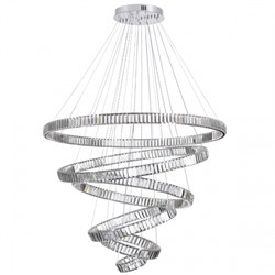 Odeon Light 4930/260L хром/прозрачный металл/хрусталь Люстра LED 260W 4000K 30600Лм VEKIA 4930/260L - фото 99978