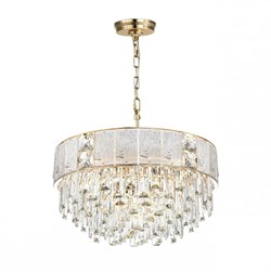 Odeon Light 5070/11 HALL (В 2-Х КОРОБКАХ) ODL24 499 золото/прозрачный/матовый/металл/хрусталь/стекло Люстра E14 11*40W FIESTA 5070/11 - фото 99993