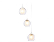 Ambrella Подвесной светильник TR3540/3 WH/CL/FR белый/прозрачный/белый матовый E27*3 max 40W D281*800 TR3540