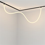 Maytoni Technical Трековый подвесной светильник Tau Exility 3000K 50Вт 360° Magnetic track system Exility Черный TR101-2-50W3K-B