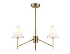Ambrella Светильник подвесной LH57131/3 BS/FR латунь/белый матовый E14/3 max 40W D650*590 LH57131