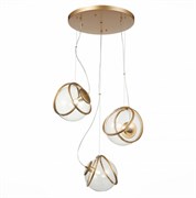 ST LUCE  SL1181.313.03 Светильник подвесной Латунь/Латунь, Прозрачный E27 3*40W SL1181.313.03