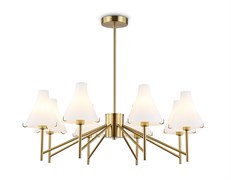 Ambrella Светильник подвесной LH57135/8 BS/FR латунь/белый матовый E14/8 max 40W D800*650 LH57135