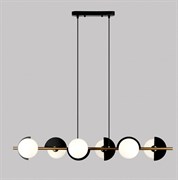 Eurosvet Moity 70149/6 / подвесной светильник / черный/латунь a064821