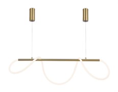 Ambrella Светильник светодиодный подвесной с пультом FL10535 BS латунь 3000K/4200K/6400K 53W 1000*24*1200 (ПДУ РАДИО 2.4G) FL10535