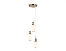 Ambrella Светильник подвесной LH55272/3 BS/FR латунь/белый матовый E14 max 40W D230*1200 LH55272