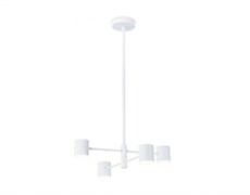 Ambrella Светильник светодиодный подвесной FL51705/4 WH белый 3000K/4200K/6400K 20W D500*780 (Без ПДУ) FL51705