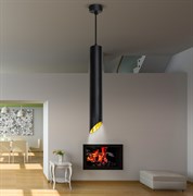 ЭРА Светильник подвесной (подвес) PL 17 BK MR16/GU10, черный, потолочный, цилиндр Б0055579