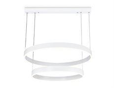 Ambrella Светильник светодиодный подвесной с пультом FA6615/2 WH белый 119W D600/800*750 (ПДУ РАДИО 2.4G) FA6615