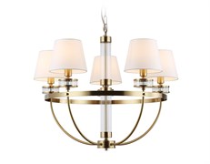 Ambrella Светильник подвесной LH71251/5 BS/WH латунь/белый E14/5 max 40W D700*990 LH71251