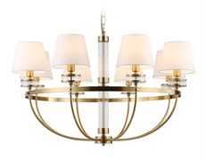 Ambrella Светильник подвесной LH71253/8 BS/WH латунь/белый E14/8 max 40W D870*990 LH71253