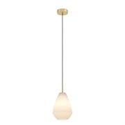 Eglo 900812 Подвесной светильник (люстра) CAPRAROLA, 1X40W (E27), ?200, сталь, матовая латунь / матовое с 900812