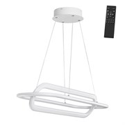 Novotech 359172 OVER NT23 000 белый Светильник подвесной диммируемый, в комплекте пульт ДУ IP20 LED 4000К 116W 220V ONDO 359172
