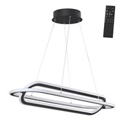 Novotech 359173 OVER NT23 000 черный Светильник подвесной диммируемый, в комплекте пульт ДУ IP20 LED 4000К 116W 220V ONDO 359173