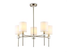 Ambrella Светильник подвесной LH72371/5 DBS/WH темная латунь/белый E14/5 max 40W D680*720 LH72371