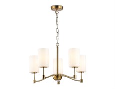 Ambrella Светильник подвесной LH56051/5 BS/FR латунь/белый матовый E14*5 max 40W D590*950 LH56051