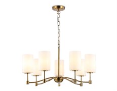 Ambrella Светильник подвесной LH56053/7 BS/FR латунь/белый матовый E14*7 max 40W D680*950 LH56053