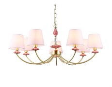 Ambrella Светильник подвесной LH75025/7 GD/PI золото/розовый E14/7 max 40W D890*800 LH75025