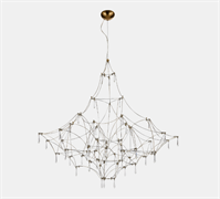 ST LUCE SL6601.213.114 Светильник подвесной Золотистый/Прозрачный LED 114*0,5W 3000K SL6601.213.114