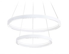 Ambrella Светильник подвесной светодиодный FL5862/2 WH белый 45W 3000K/4200K/6400K D600/400*830 (без ПДУ) FL5862