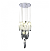 ST LUCE SL1242.103.16 Светильник подвесной Хром/Дымчатый, Молочный G9 16*5W 4000K SL1242.103.16