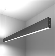 Elektrostandard 101-200-40-128 / Линейный светодиодный подвесной двусторонний светильник 128см 50W 6500K черная шагрень a042947