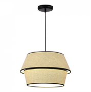 ST LUCE SL1354.413.01 Светильник подвесной Черный/Бежевый, Черный E27 1*40W SL1354.413.01