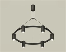 Ambrella Комплект подвесного светильника XB9022101/6 SBK/PSL черный песок/серебро полированное MR16 GU5.3 (С9022, N6104) XB9022101