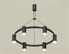 Ambrella Комплект подвесного светильника с композитным хрусталем XB9022200/6 SBK/CL черный песок/прозрачный MR16 GU5.3 (С9022, N6150) XB9022200