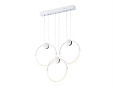 Ambrella Светильник светодиодный подвесной FL10595/3 WH/CH белый/хром 4200K 34W 630*20*1200 (Без ПДУ) FL10595