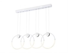 Ambrella Светильник светодиодный подвесной FL10598/4 WH/CH белый/хром 4200K 45W 940*20*1200 (Без ПДУ) FL10598