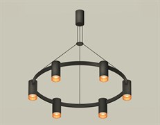 Ambrella Комплект подвесного светильника с композитным хрусталем XB9022202/6 SBK/CF черный песок/кофе MR16 GU5.3 (С9022, N6154) XB9022202