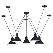 ST LUCE SL1804.403.05 Светильник подвесной Черный/Черный E14 5*60W SL1804.403.05