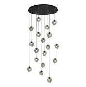 ST Luce SL1175.403.18 Светильник подвесной Черный/Серо-зеленый E14 18*40W SL1175.403.18