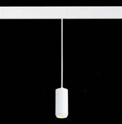 ST Luce ST357.533.06 Магнитный трековый светильник подвесной ZOOM белый LED 1*6W 3000K 667Lm Ra>80 10-60° IP20 D60xH120 48V ST357.533.06