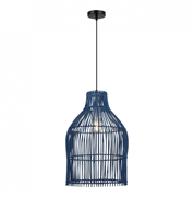 ST Luce SL1513.403.01 Светильник подвесной Черный/Синий E27 1*40W SL1513.403.01