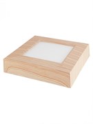 TDM Светильник накладной светодиодный квадрат "Даунлайт" СПО (сосна) 6 Вт 120*120*32 мм 4000К SQ0329-0446