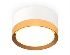 Ambrella Комплект накладного светильника XS8101005 SWH/PYG белый песок/золото желтое полированное GX53 (C8101, N8124) XS8101005