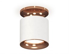 Ambrella Комплект накладного светильника XS7401142 SWH/PPG белый песок/золото розовое полированное MR16 GU5.3 (N7930, C7401, N7015) XS7401142