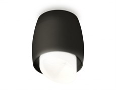 Ambrella Комплект накладного светильника с акрилом XS1142042 SBK/FR черный песок/белый матовый MR16 GU5.3 (C1142, N7175) XS1142042