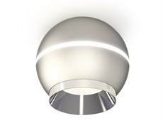 Ambrella Комплект накладного светильника XS1103002 SSL/PSL серебро песок/серебро полированное MR16 GU5.3 LED 3W 4200K (C1103, N7032) XS1103002