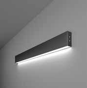 Elektrostandard 101-100-30-78 / Линейный светодиодный накладной односторонний светильник 78см 15W 6500K черная шагрень a042941